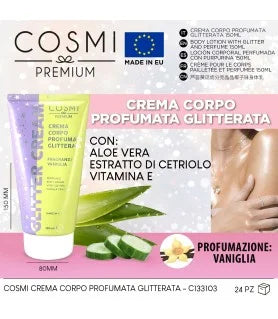 Crème corporel pailleté