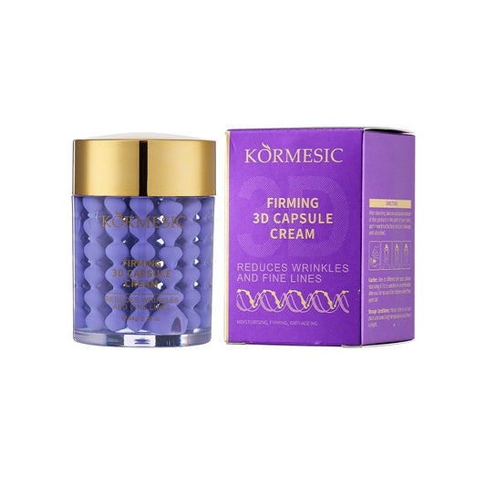Crème visage raffermissante en capsules 3D