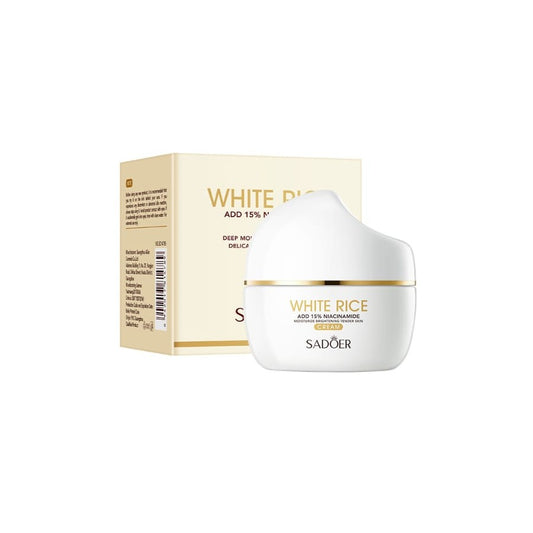 Crème visage hydratante vittamine BE et riz SADOER