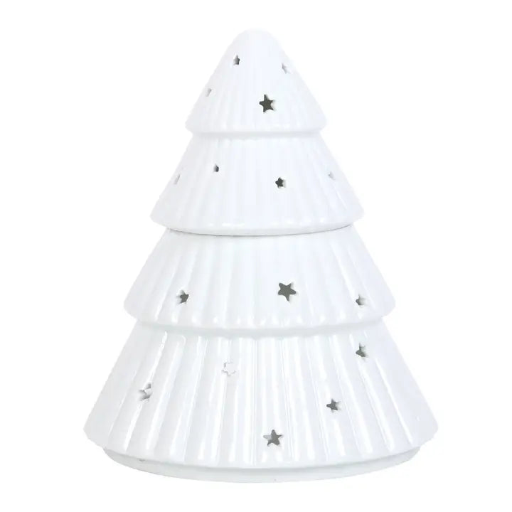 Brûleur  sapin de Noël blanc