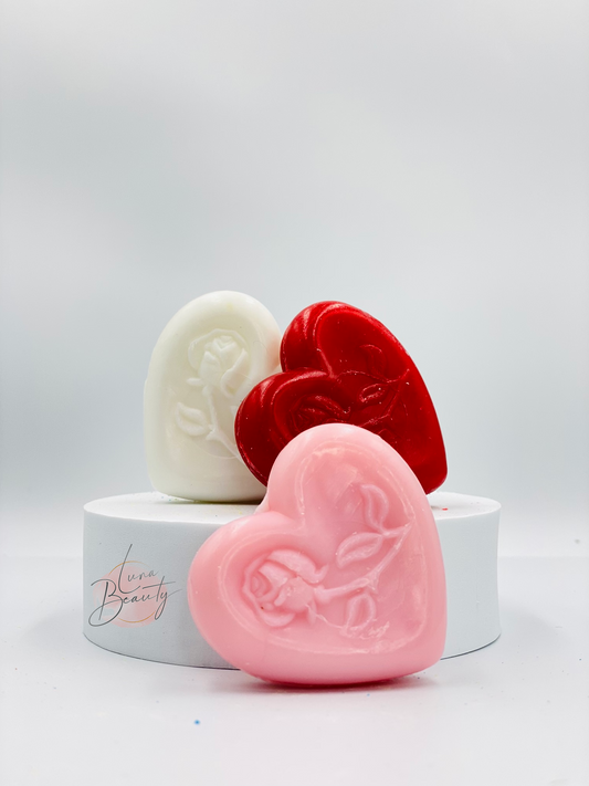 Savon en forme de coeur